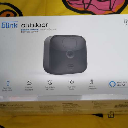 全新 Blink Outdoor 監察鏡頭 1 隻套裝軟體裝