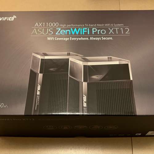 Asus Zen Wifi Pro XT12 AX11000 wifi6 router 99% 新