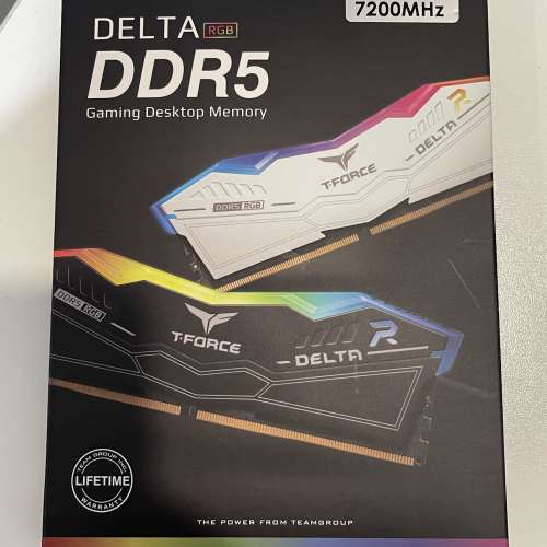 Team T-Force Delta RGB DDR5-7200Mhz 16GB*2 CL34 黑色 行貨