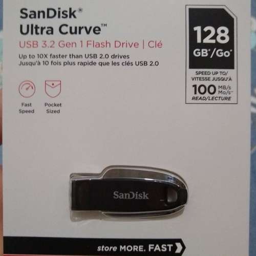 全新128GB SanDisk USB 手指(USB 3.2 Gen 1)