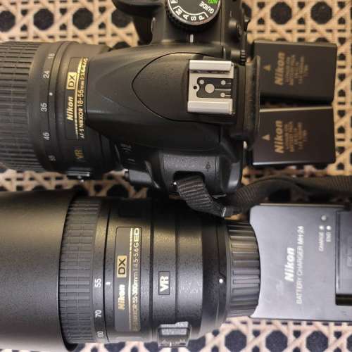 低價出 Nikon D3100 機身 + 18-55mm + 55-300mm雙鏡頭