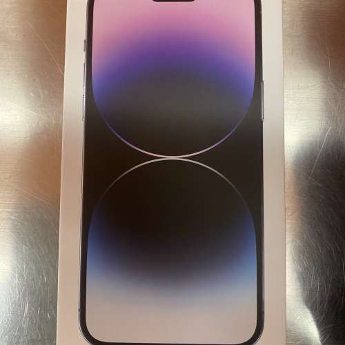 全新未用過（巳開封）12月9日出機 Apple iPhone 14 Pro Max 256GB 暗紫色