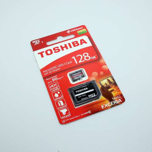 Toshiba Exceria M302 MicroSDHC 128GB Memory Card (90MB/s)