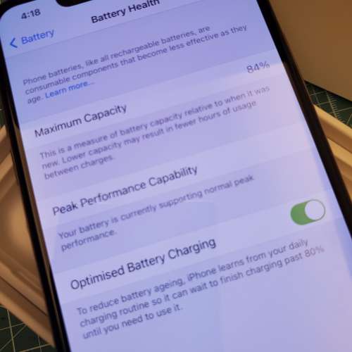 90% new iPhone Xs Max Golden 256Gb 行貨