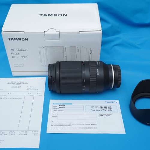 9成5新Tamron 70-180mm F/2.8 Di III VXD A056 for Sony 行貨