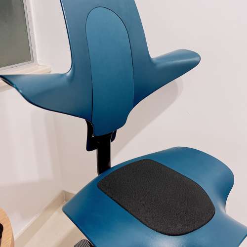 HAG Capisco Puls 8010 馬鞍椅 人體工學 電腦椅 湖水藍色(98%新)