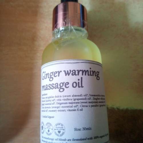 ginger warming massage oil 30ml