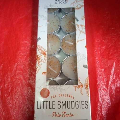 Palo Santo Powder & Essential Oil LITTLE SMUDGIES CANDLES 蠟燭 (12個)