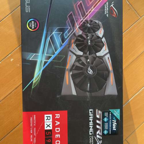 華碩Asus Strix Gaming RADEON RX590 RX 590 8GB - 二手或全新顯示卡