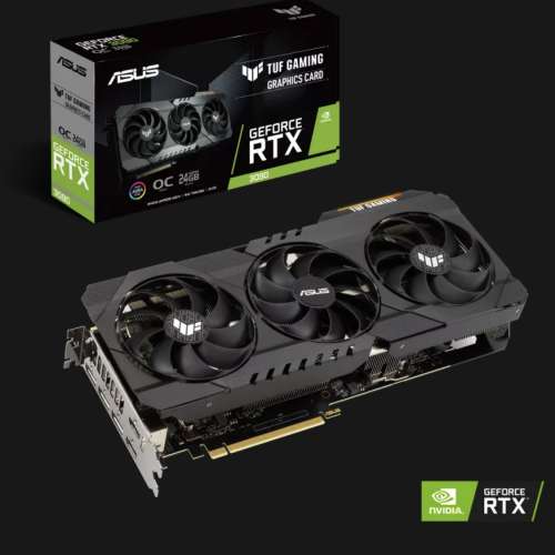 近全新Asus TUF-RTX3090-O24G-GAMING - 二手或全新顯示卡, 電腦