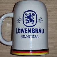 全新 LOWENBRAU 盧雲堡 啤酒杯 (留意描述)