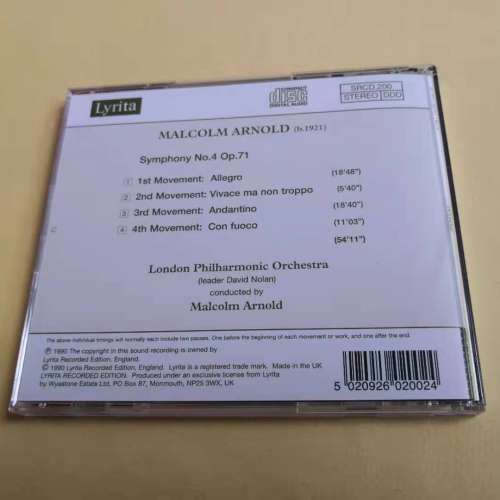 Malcolm Arnold symphony no.4 英版