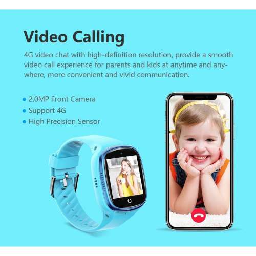 HAVIT GPS智能定位 video call視像通話 兒童定位智能手錶 HAVIT KW10 4G Video Cal...