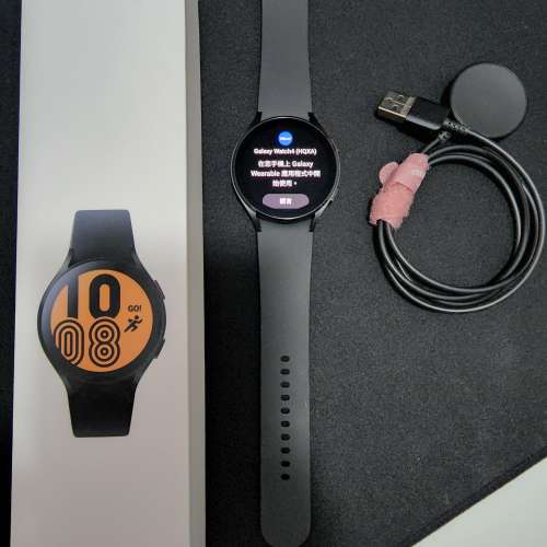 99% 新 Samsung Galaxy Watch 4 44mm Black 黑色