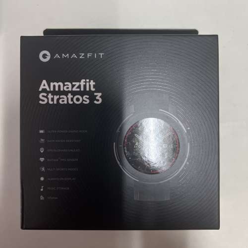 全新amazfit stratos 3黑色