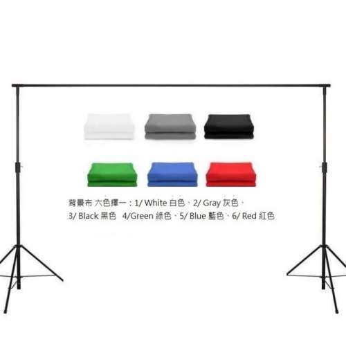 5m(W) x2.88m(H) Studio Support Stand With 3m(W) Bckdrop - 大型龍門架連加厚布...