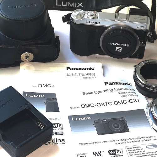 Lumix GX7 加兩個Nikon (G & AI) --- M43 adapter.