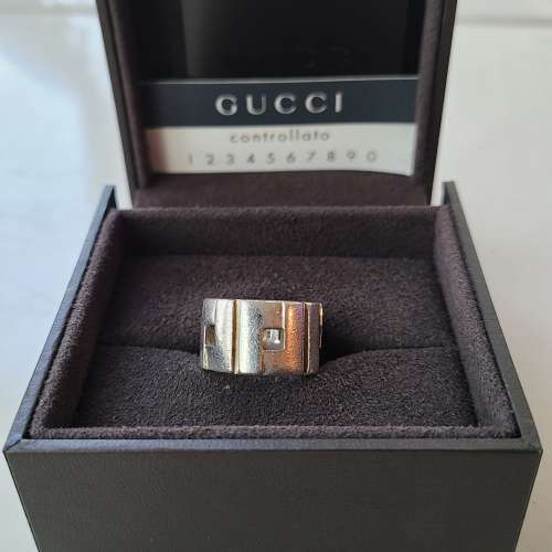 Gucci 925 Silver 銀時尚戒指超值平讓