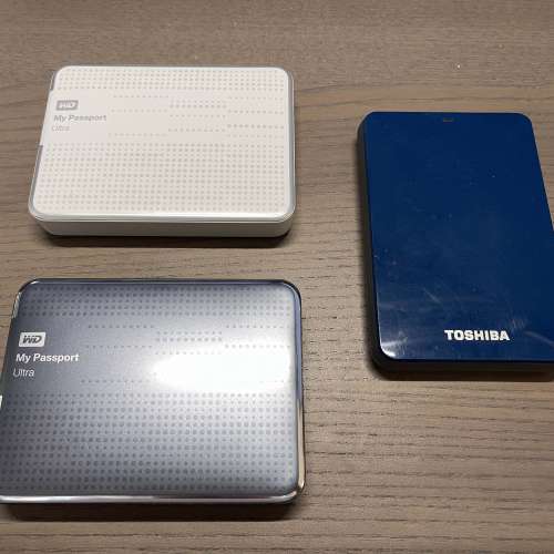 External Harddisk 外置硬碟 1TB x1 & 2TB x2 ( $230 )