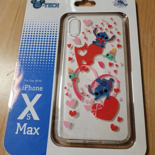 IPhone XS Max Stitch Clear Case Disney 史迪仔手機套