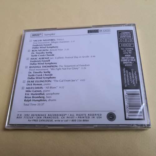 RR ~ HDCD SAMPLER 美版