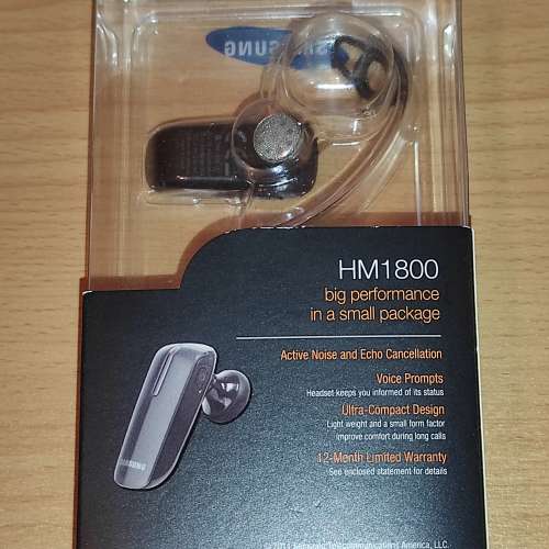 全新 三星 藍芽耳機 SAMSUNG BLUETOOTH HEADSET HM1800