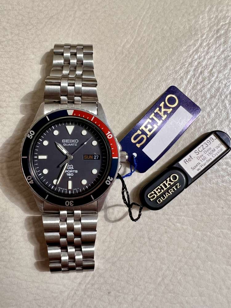 SEIKO SPORTS 150 ペプシSQ 5y23-6060 実働 SEIKO SPORTS 150 ペプシSQ 5y23-6060 実働