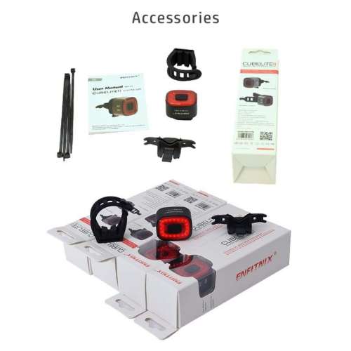 100% NEW ENFITNIX CubeLite II 智能感光剎車尾燈(座墊款 & 座管款)