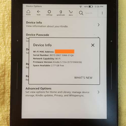 ❂.❂ Amazon Kindle Voyage (2014) Wi-Fi 4GB  e-ink eReader 黑色, 7-8成新 ❂.❂