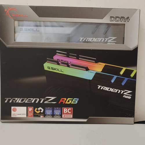 G.Skill Trident Z RGB Series 16GB (2 x 8GB) DDR4 3000MHz 全新