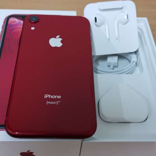 iPhone XR 128GB Product Red 90%新 全新配件全套齊盒