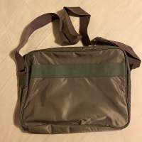 【&.SHOUT】Brown Nylon Crossbody Shoulder Bag (New) 全新意大利啡色尼龍斜孭或單...