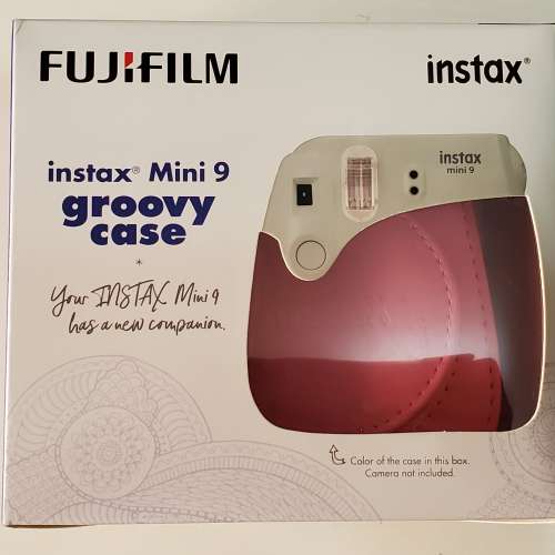 全新未開盒 Fujifilm Instax Mini 9 即影即有相機 皮套 (粉紅色)