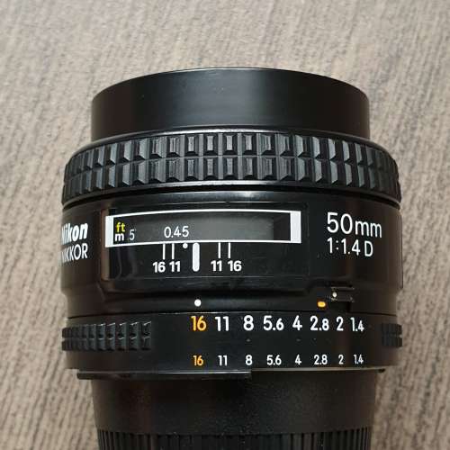 90% 新 尼康 Nikon 50mm f/1.4D AF Nikkor
