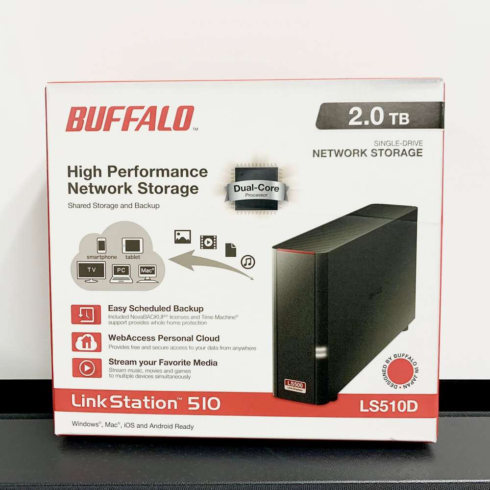 半額SALE／ BUFFALO LinkStation LS210DN 2.0TB - PC/タブレット