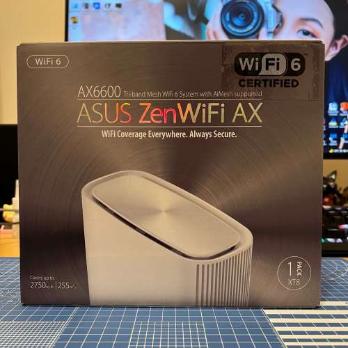Asus Zen WiFi XT8 AX6600 三頻WiFi 6 單隻白色