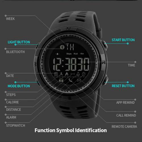 全新 SKMEI BLUETOOTH WATCH-1250 藍牙手錶