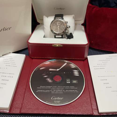 Cartier Pasha Seatimer Chronograph Steel Rubber W31088U2 DCFever