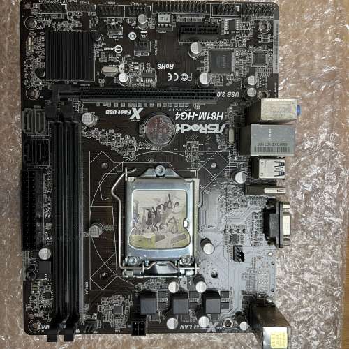 二手 ASROCK H81M-HG4 H81 DDR3 USB3 LGA1150 MATX MB