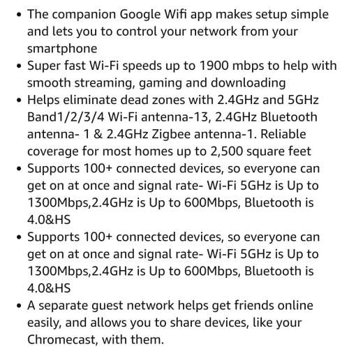 Google OnHub Wireless Router AC1900 路由器