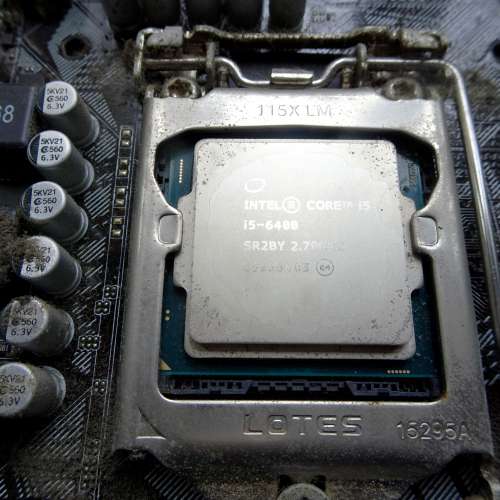 Intel CPU i5-6400 Socket 1151(連風扇) + ASUS 底板H110M Socket 1151 (連背板)