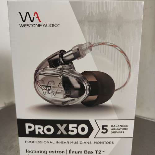 Westone Audio Pro X50 監聽入耳式耳機 (原裝行貨全新未開封)