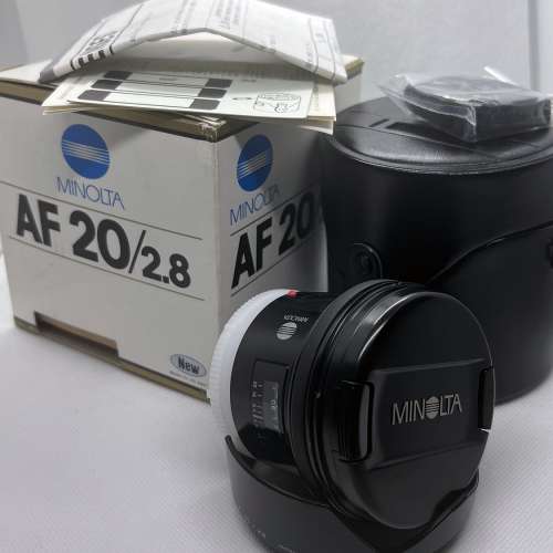 出售 Full set Minolta AF 20mm F2.8(new version)