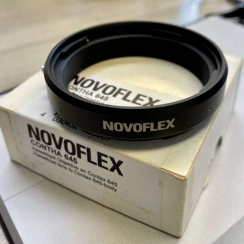 Novoflex adaptor for Hasselbald lens to Contax 645