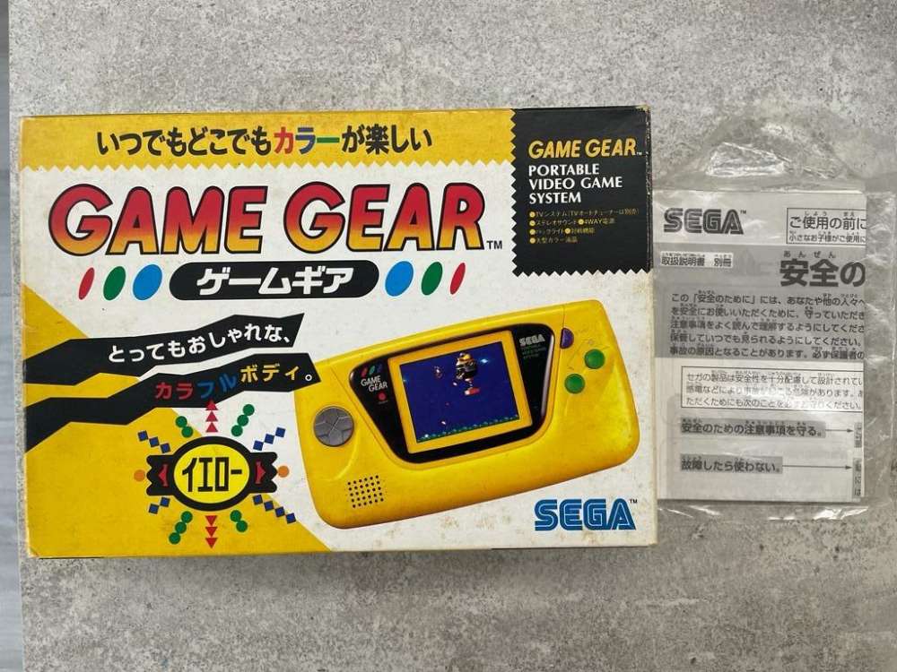 ジャンク品)ゲームギア ブルー本体+忍空