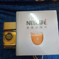 NESCAFÉ 雙層保溫玻璃杯 200ml+NESCAFÉ Gold Blend 咖啡30克