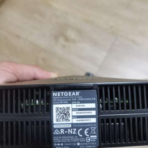NETGEAR Nighthawk EX7700 三頻 WiFi Mesh Extender 延伸路由器（AC2200） 二手或全新網絡