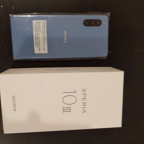 99%新Sony Xperia 10iii藍色行貨5G機