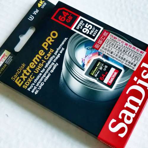 SanDisk Extreme Pro SDXC UHS-I 64GB 95MB/s