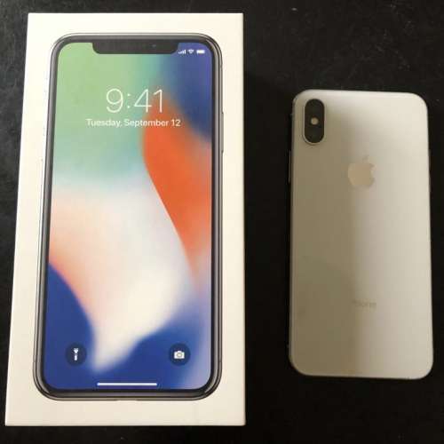 出售 iPhone X 256GB 白色機身